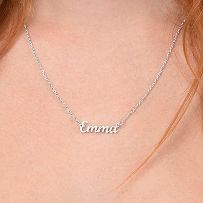 Custom Name Necklace To My Special One