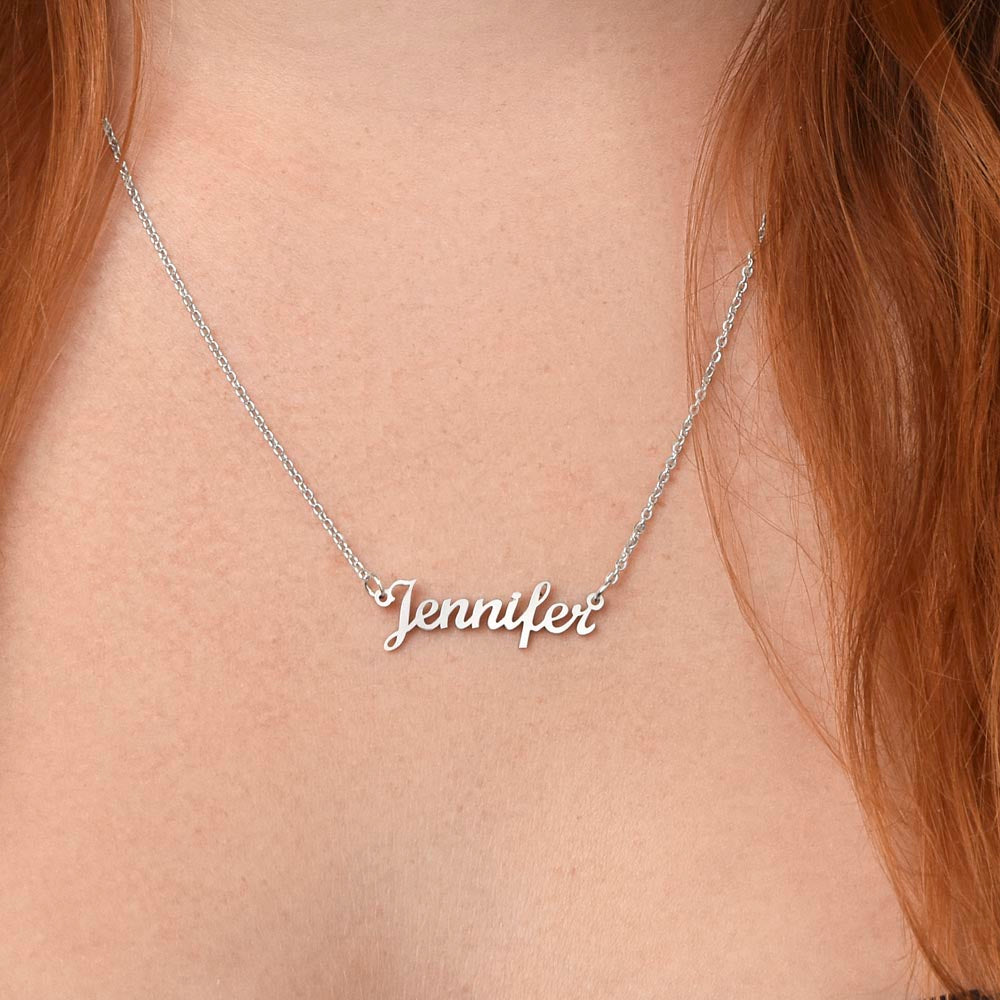 Custom Name Necklace for My Love