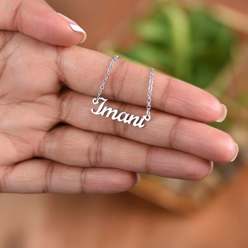 Custom Name Necklace for My Love