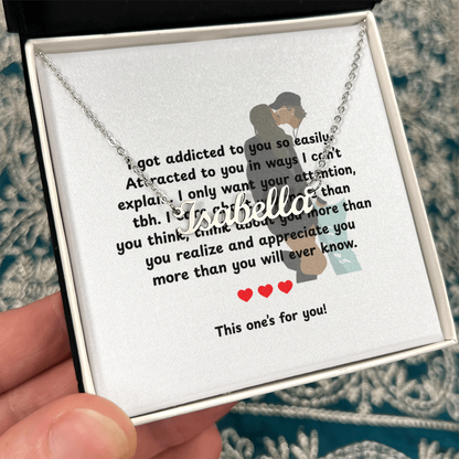 Custom This One's For You Name Necklace