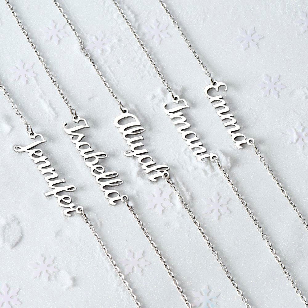 Custom Name Necklace To My Special One