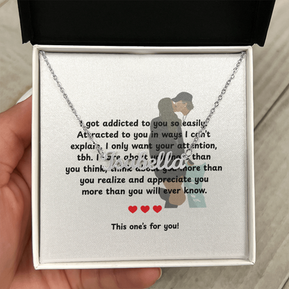 Custom This One's For You Name Necklace