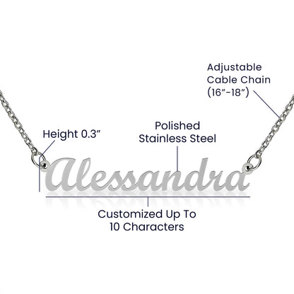 Custom This One's For You Name Necklace