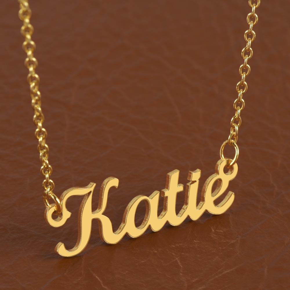 Custom Name Necklace To My Special One