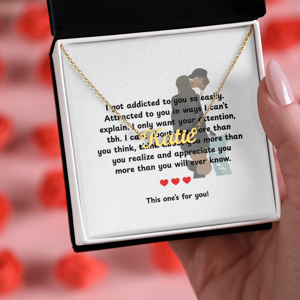 Custom This One's For You Name Necklace