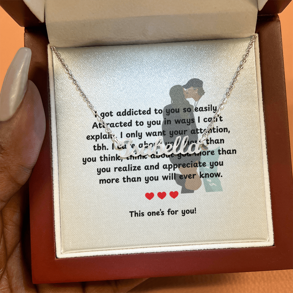 Custom This One's For You Name Necklace