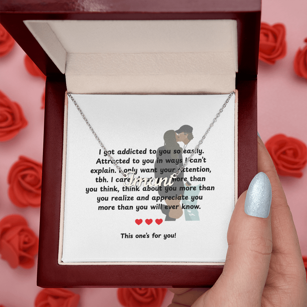 Custom This One's For You Name Necklace