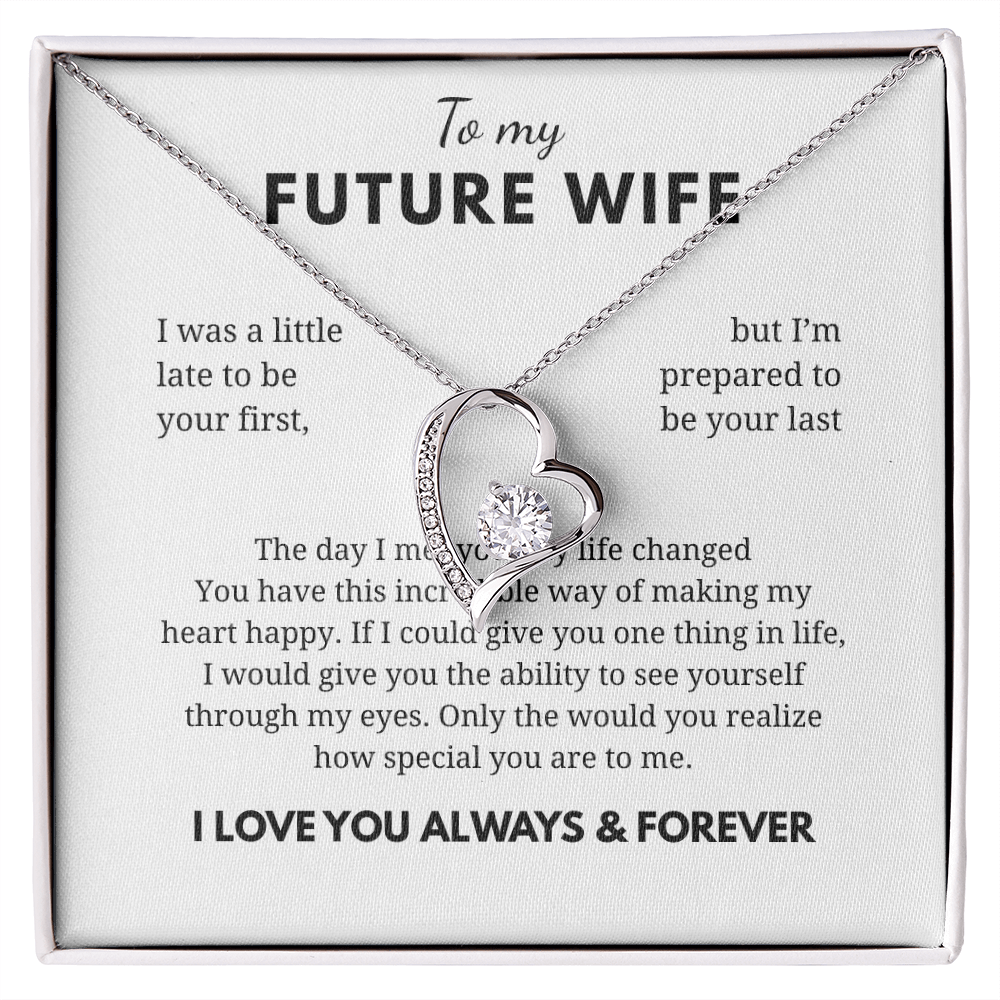 To My Future Wife Forever Love Necklace