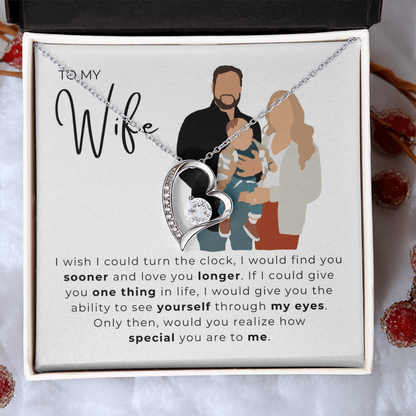 To My Wife  Forever Love Necklace