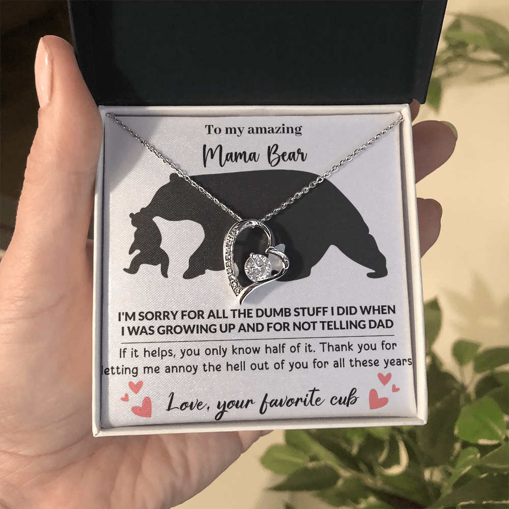 Mama Bear Forever Love Necklace