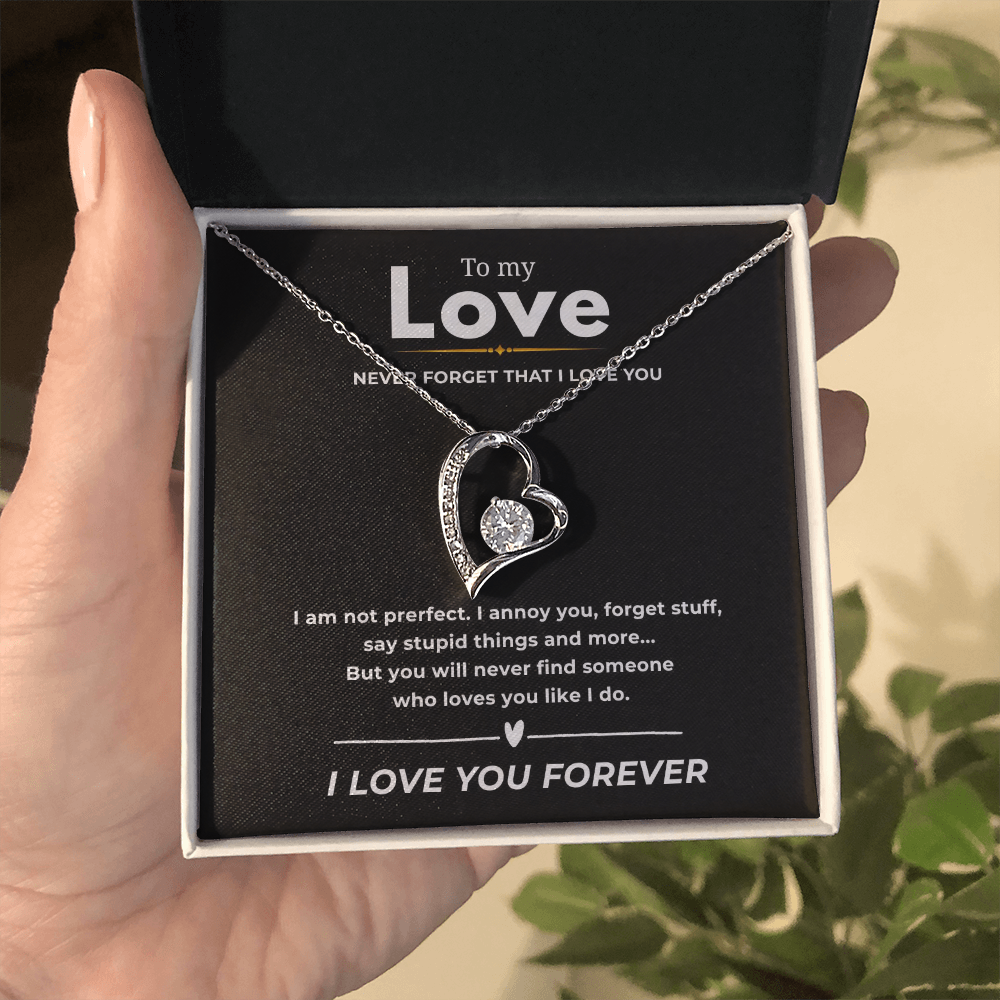 To My Love  Forever Love Necklace