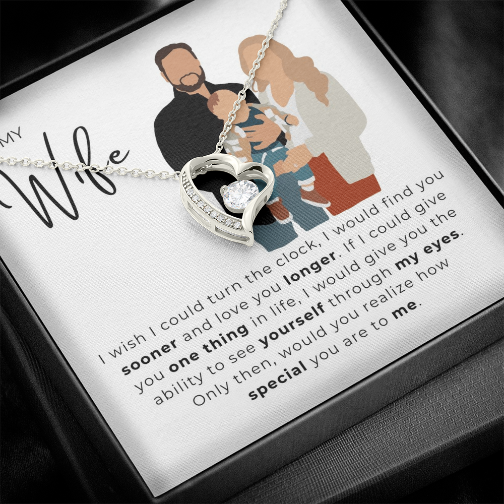 To My Wife  Forever Love Necklace