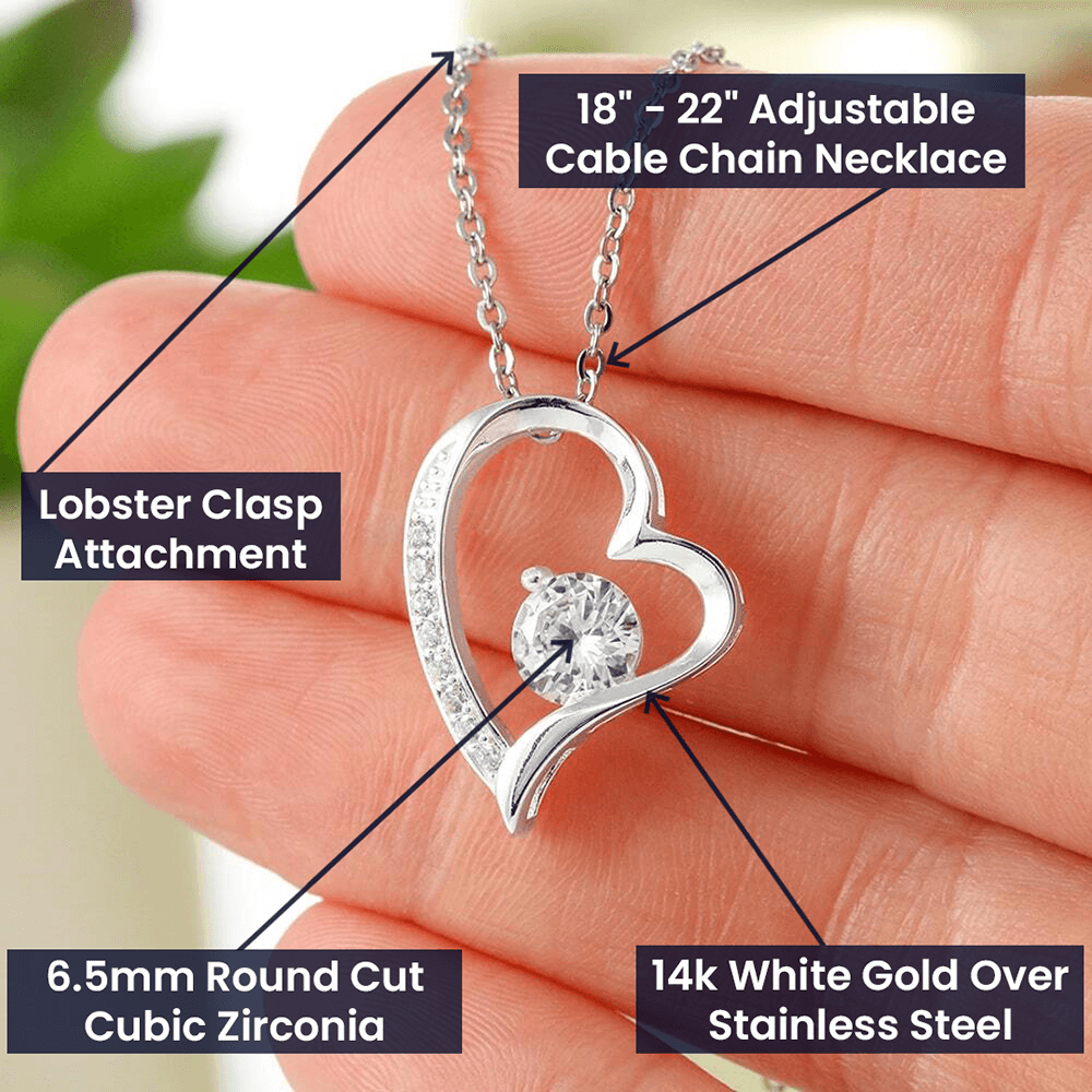 To My Wife Forever Love Necklace With 2 Photos