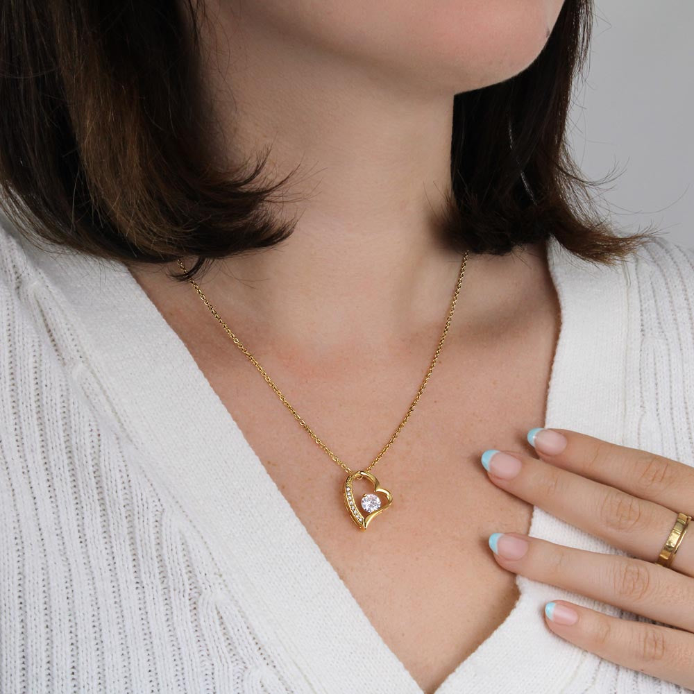 To My Wife Forever Love Necklace With 2 Photos
