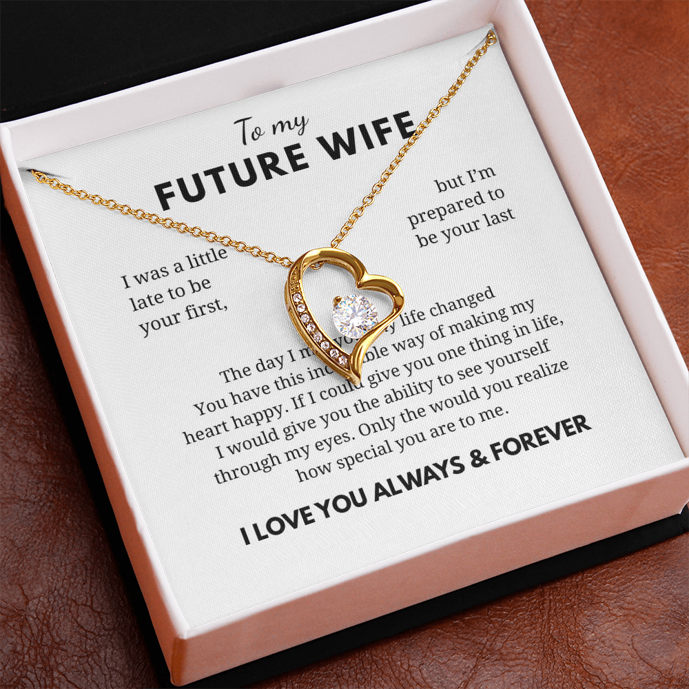 To My Future Wife Forever Love Necklace