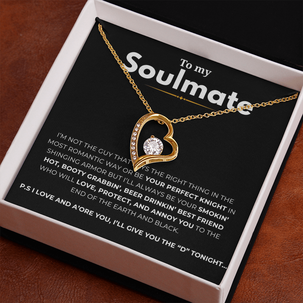 To My Soulmate Forever Love Necklace