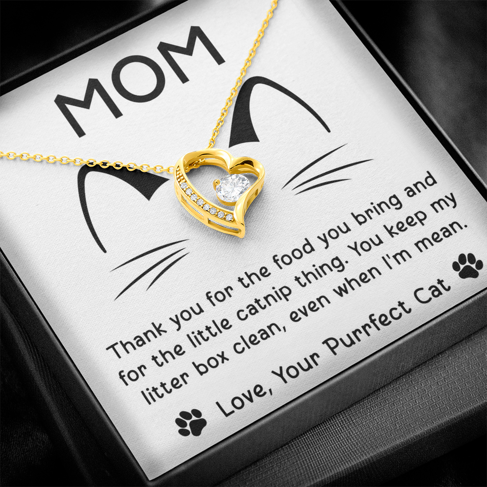 Purffect Cat Forever Love Necklace