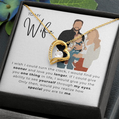 To My Wife  Forever Love Necklace
