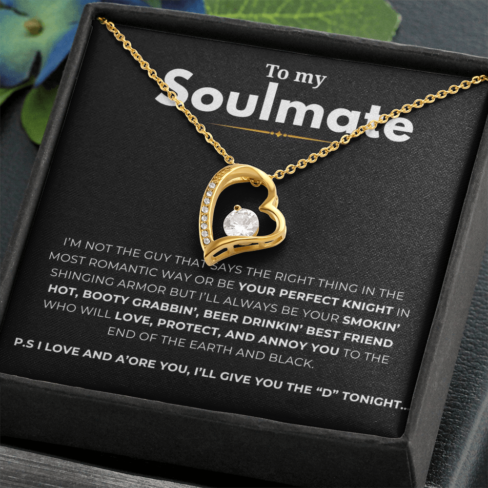 To My Soulmate Forever Love Necklace