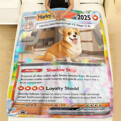 Personalized PKM Pet Photo Art Blanket - Pet Edition