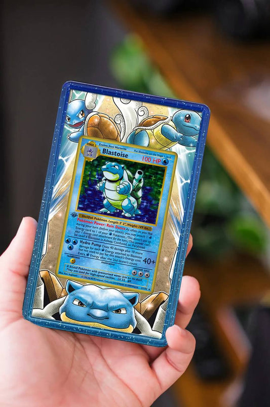 PKM Blastoise Holographic Acrylic Card Display Case