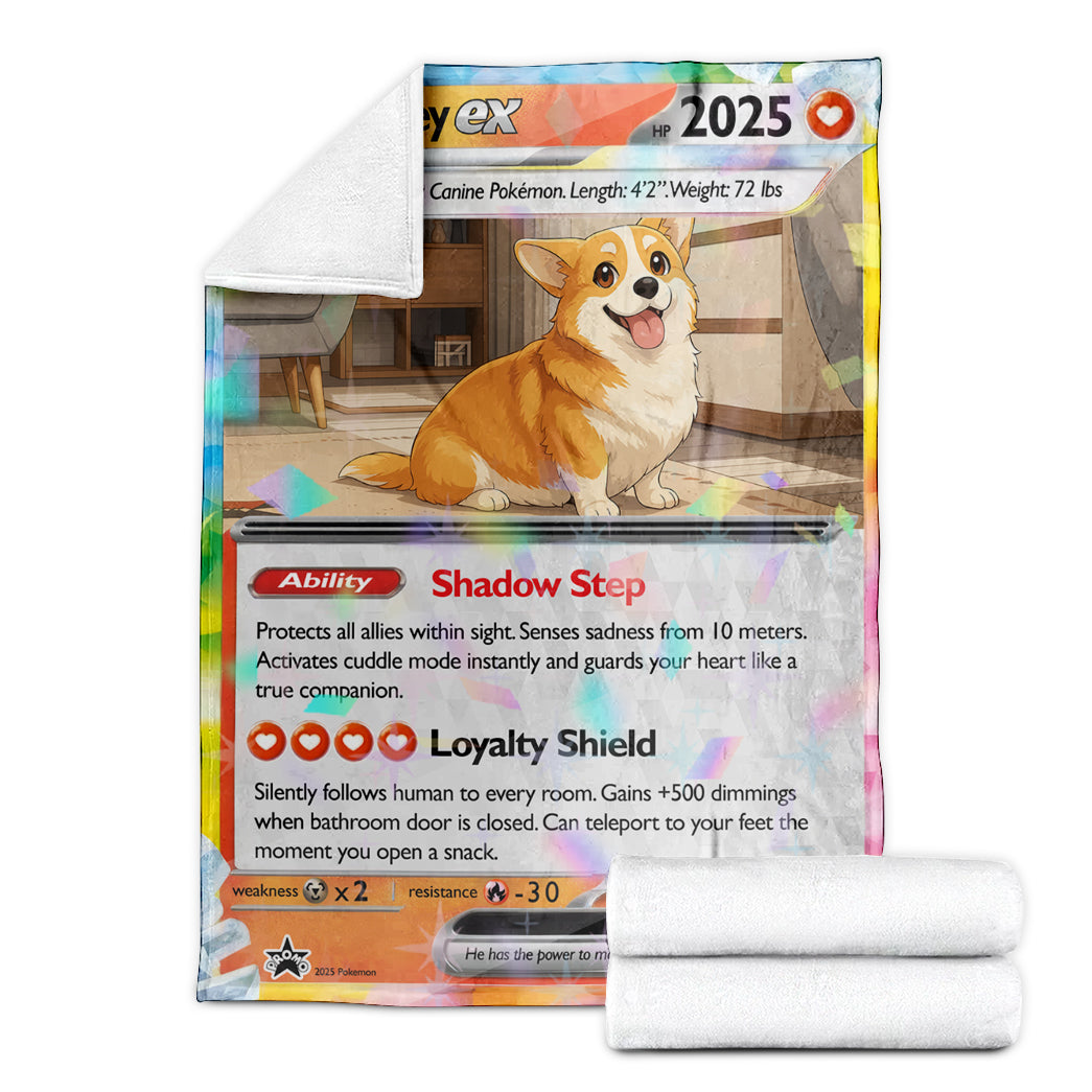 Personalized PKM Pet Photo Art Blanket - Pet Edition