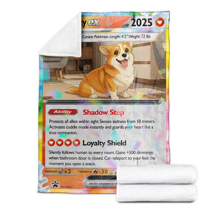 Personalized PKM Pet Photo Art Blanket - Pet Edition
