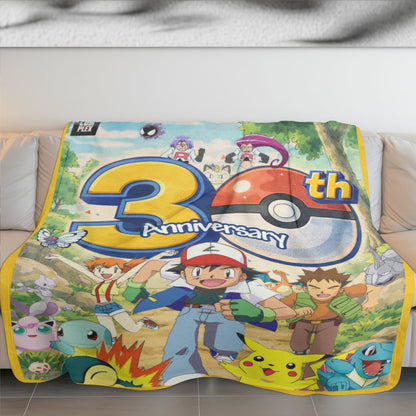 PKM Custom 30th Anniversary Fleece Blanket