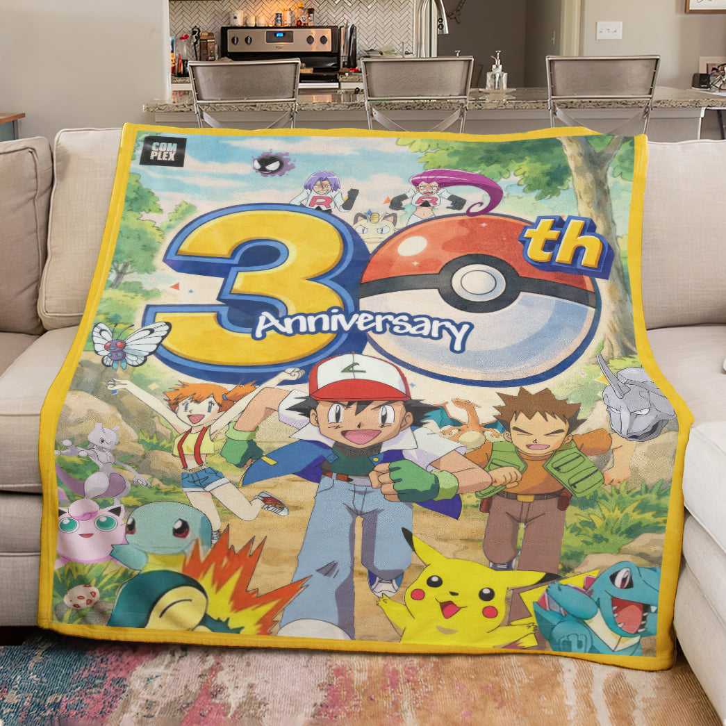 PKM Custom 30th Anniversary Fleece Blanket