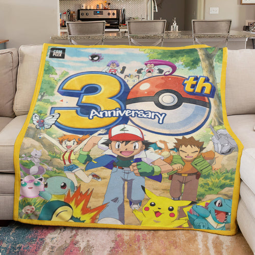 PKM Custom 30th Anniversary Fleece Blanket