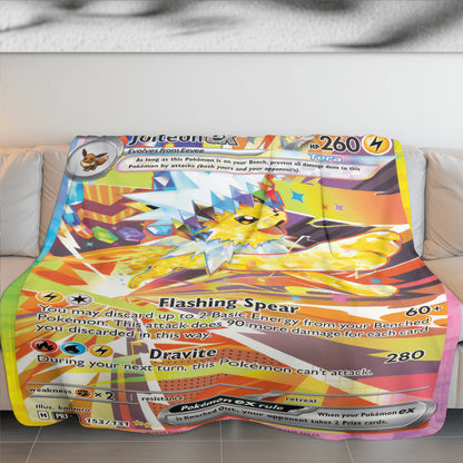 PKM Jolteon EX Custom Fleece Blanket