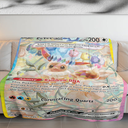 PKM Eevee EX Custom Fleece Blanket