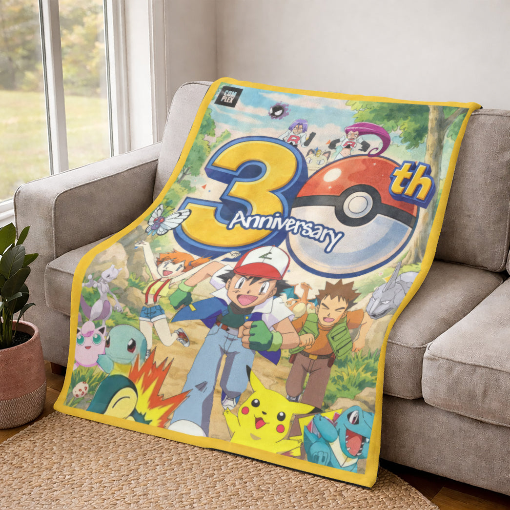 PKM Custom 30th Anniversary Fleece Blanket