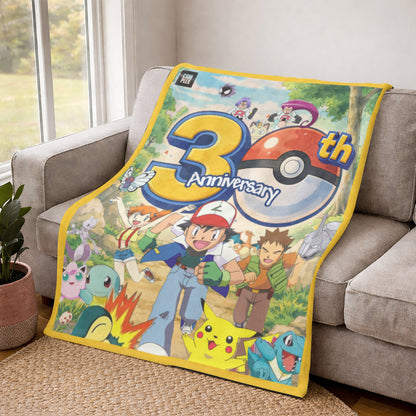 PKM Custom 30th Anniversary Fleece Blanket
