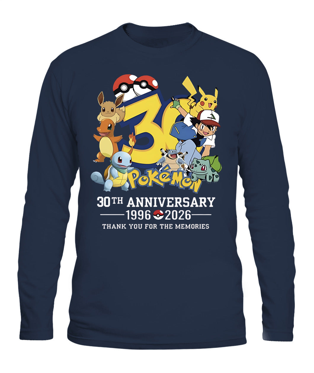 PKM 30th Anniversary Printed Graphic Sweatshirt T-Shirt