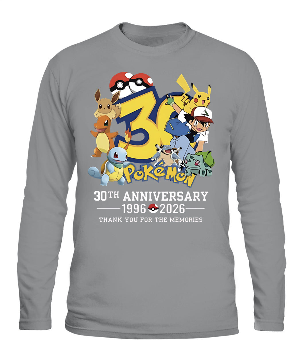 PKM 30th Anniversary Printed Graphic Sweatshirt T-Shirt