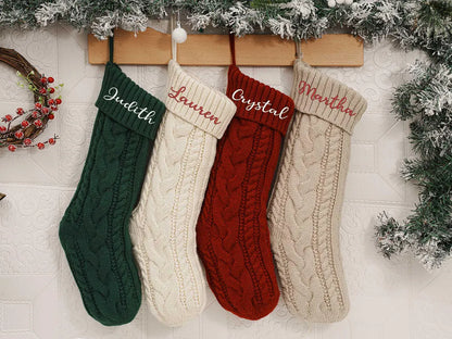Personalized Embroidered Christmas Stocking with Name