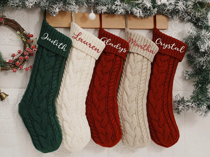 Personalized Embroidered Christmas Stocking with Name