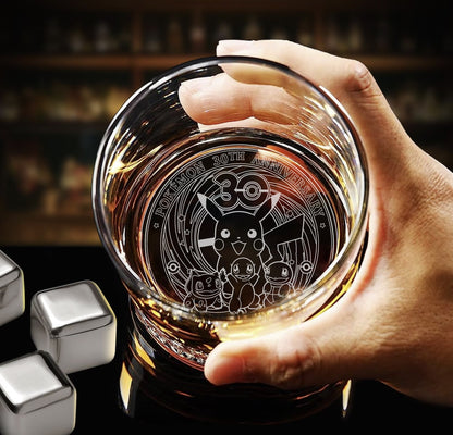 Pokémon 30th Anniversary Whiskey Glass