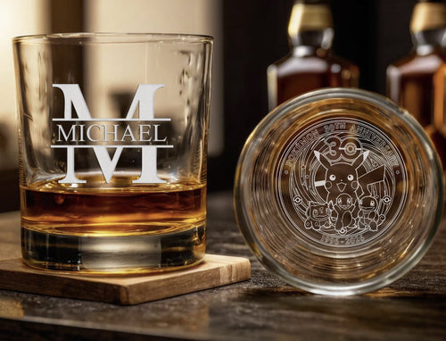Pokémon 30th Anniversary Whiskey Glass
