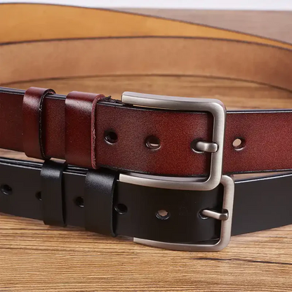 Couple I Love You For Who You Are - Personalized Engraved Leather Belt