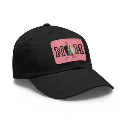 Custom MOM EST Hat with Leather Patch