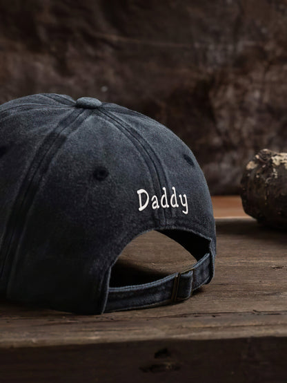 Father's Day Personalized Embroidered The Man The Myth The Legend Dyed Cap