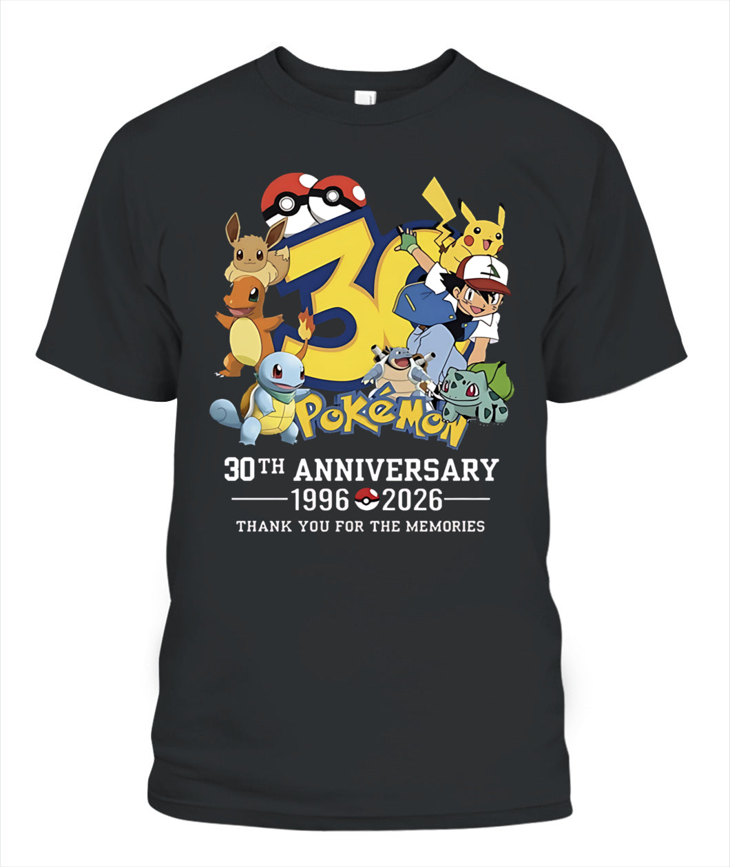 PKM 30th Anniversary Printed Graphic Sweatshirt T-Shirt