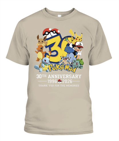 PKM 30th Anniversary Printed Graphic Sweatshirt T-Shirt