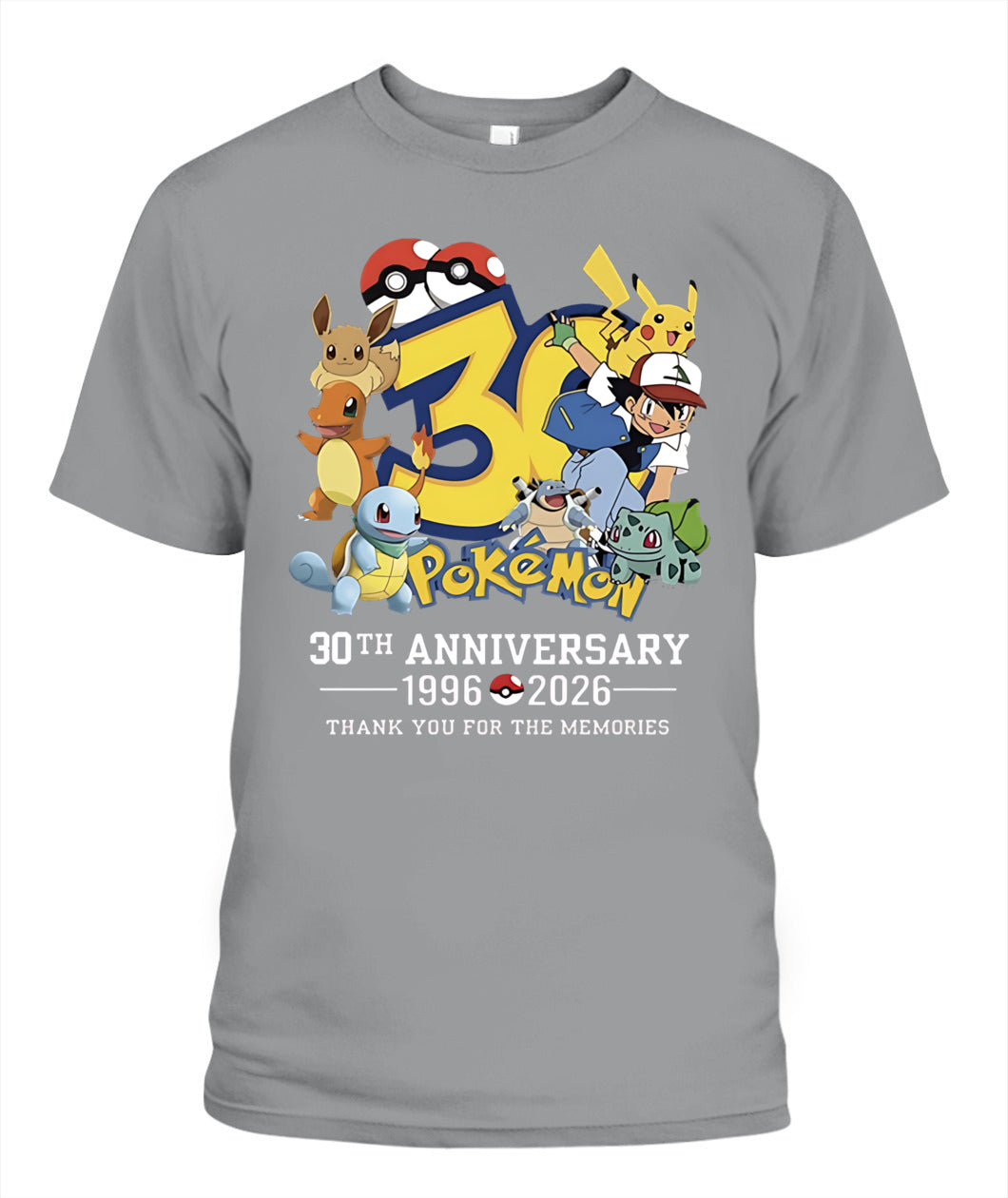 PKM 30th Anniversary Printed Graphic Sweatshirt T-Shirt