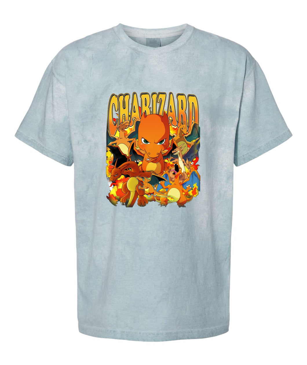 PKM Charizard Printed Graphic Sweatshirt T-Shirt