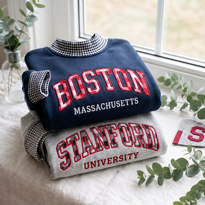 Personalized Wildcats Shirt, Custom School Name Gingham Mock Neck Sweatshirt