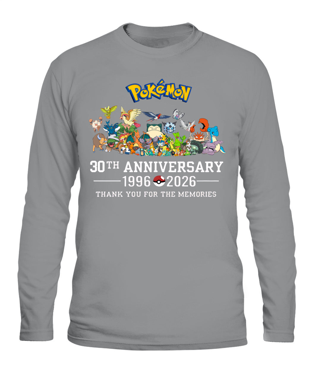 PKM 30th Anniversary Printed Graphic Sweatshirt T-Shirt