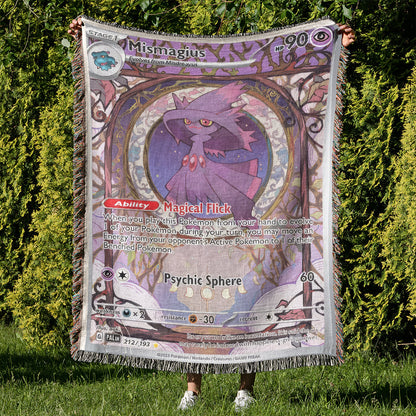 PKM Mismagius Custom Woven Blanket